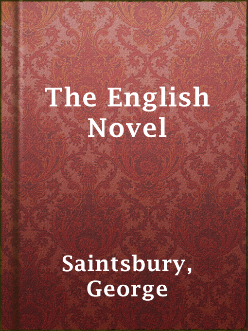 Cover image for The English Novel